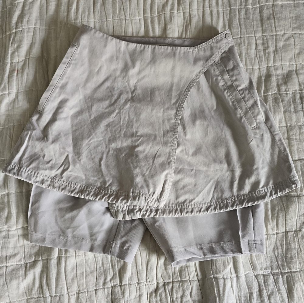 The Open Product Khaki Wrap Skort Size XS Biker Shorts Tennis